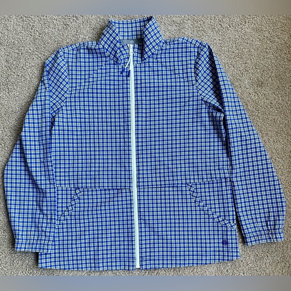 T FOR TALBOTS ZIP UP JACKET Petite M